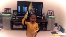 5 years Old Boy Performing Bruce Lee