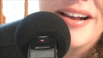 ASMR Up-Close Ear To Ear Chewing Gum   Inaudible-Unintelligible Whispering   Mouth Sounds