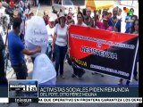 Guatemala: exigen renuncia de pdte. Otto por vinculación en 