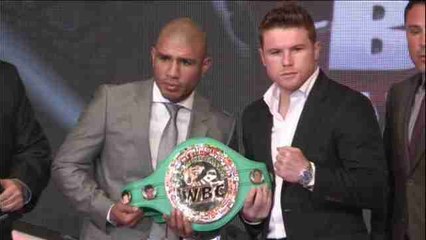 Los boxeadores Cotto y Álvarez se preparan para un "gran combate"