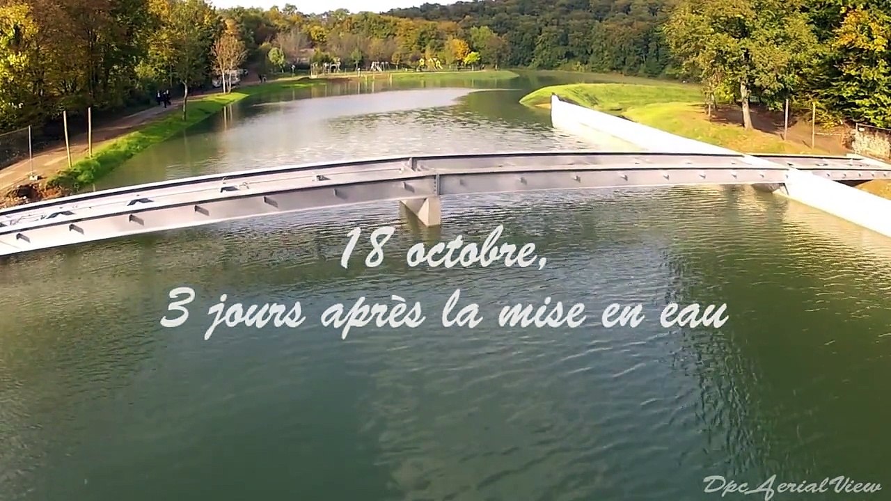 Survol du Plan d'eau à Briey - octobre 2013 - HD