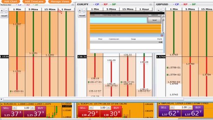Live Forex Trading:  2015-08-24 EURUSD +8 pips