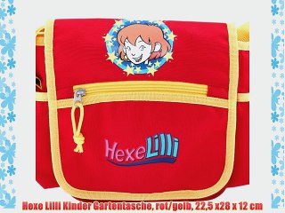 Hexe Lilli Kinder Gartentasche rot/gelb 225 x28 x 12 cm
