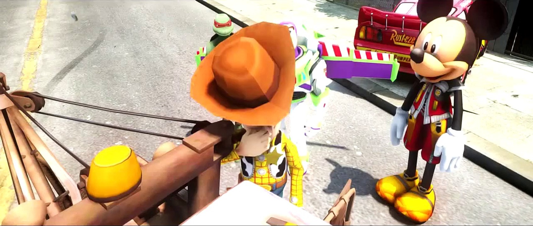 Disney Pixar Cars Lightning McQueen Ramone Tow Mater Toy Story Woody Buzz Lightyear tmnt Mickey