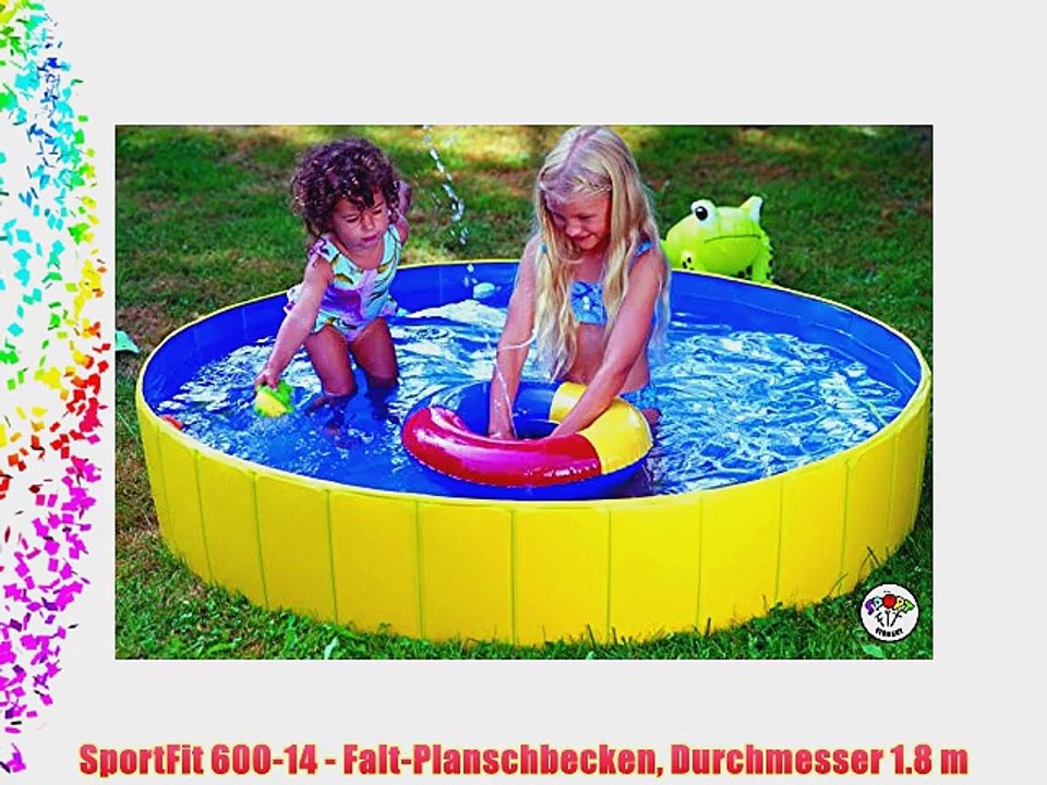 SportFit 600-14 - Falt-Planschbecken Durchmesser 1.8 m