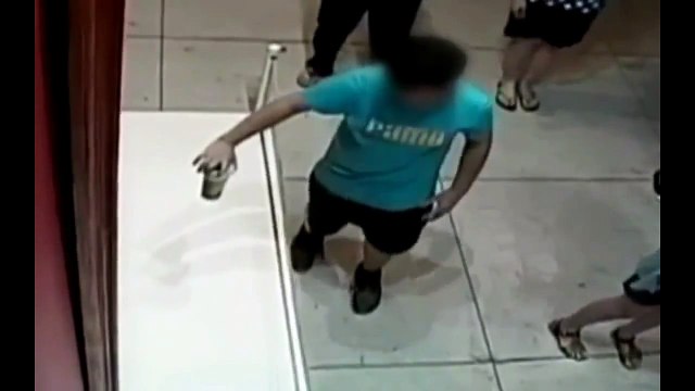 Boy trips in museum and punches hole through million dollar painting