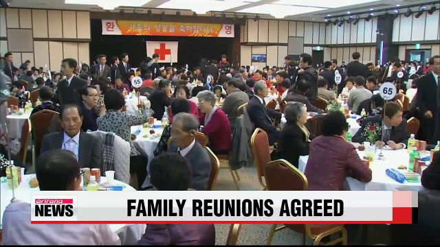 Koreas agree to resume reunions for war-separated families