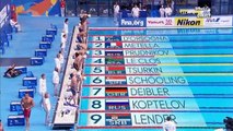 Séries 100m papillon H - ChM 2015 natation (Mehdy Metella)