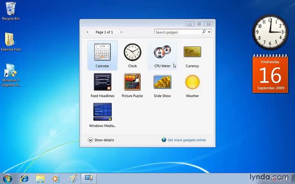 Windows 7 gadgets