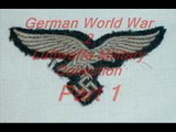 German WWII World War Two WW2 Luftwaffe Military Collection Militaria WWll  Part 1