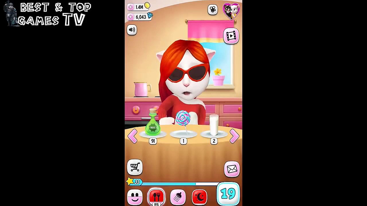 Talking Angela Great Makeover My Talking Tom Episode Full Game for Children HD