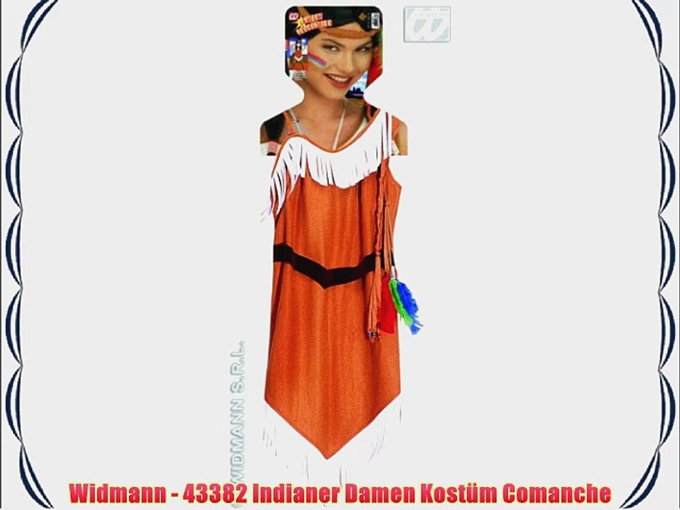 Widmann - 43382 Indianer Damen Kost?m Comanche