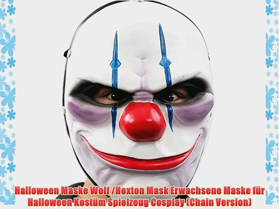 Halloween Maske Wolf /Hoxton Mask Erwachsene Maske f?r Halloween Kost?m Spielzeug Cosplay (Chain