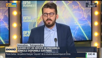 "Cleanio est une application de pressing à la demande": Florian Legris - 26/08