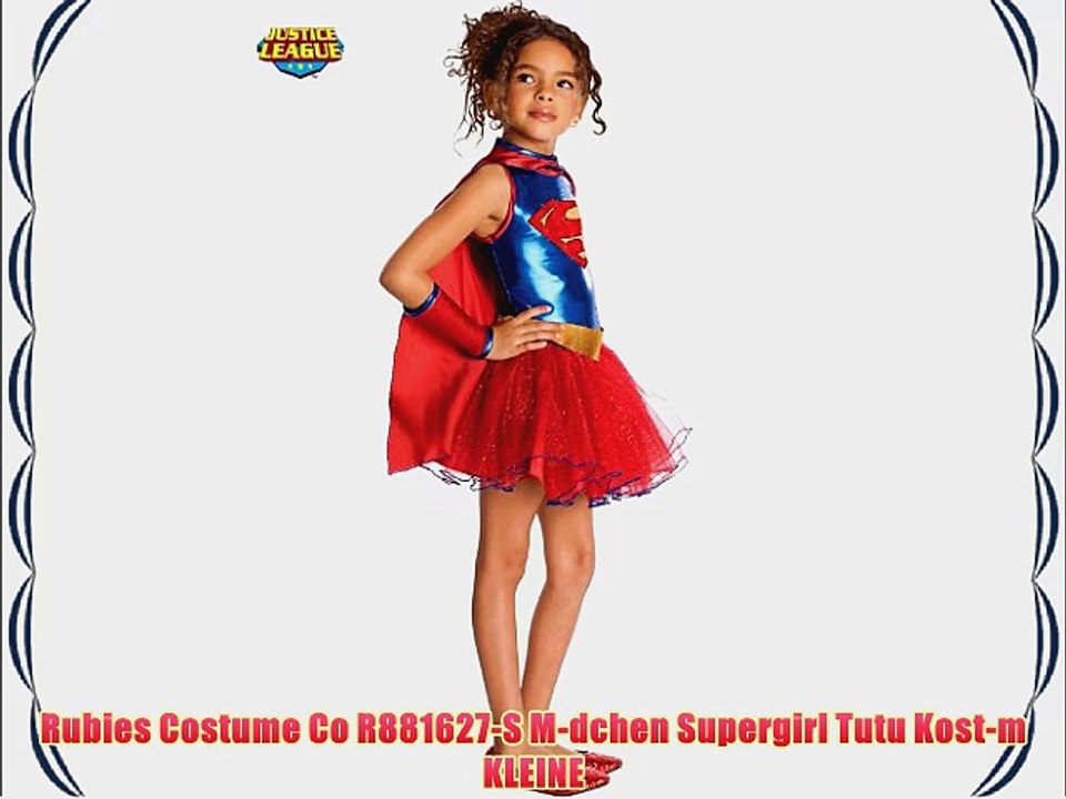 Rubies Costume Co R881627-S M-dchen Supergirl Tutu Kost-m KLEINE