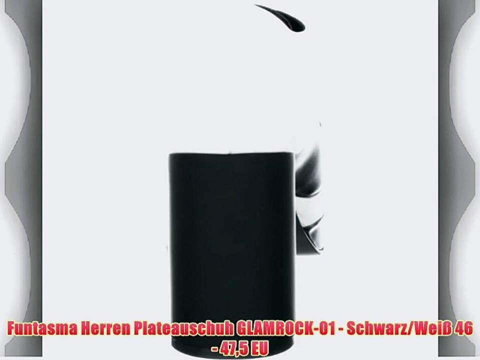 Funtasma Herren Plateauschuh GLAMROCK-01 - Schwarz/Wei? 46 - 475 EU
