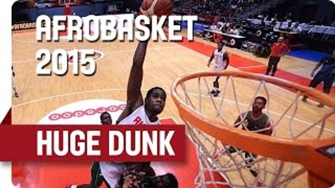Huge Dunk by Angola's Yanick Moreira - AfroBasket 2015