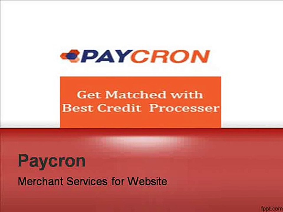 Secure Credit Card Processing & Merchant Services for Website