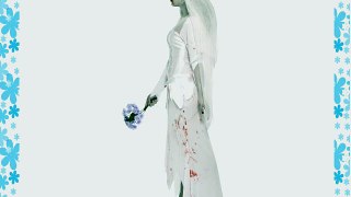 Zombie Braut Kleid mit Schleier und Strau? Gr??e:S