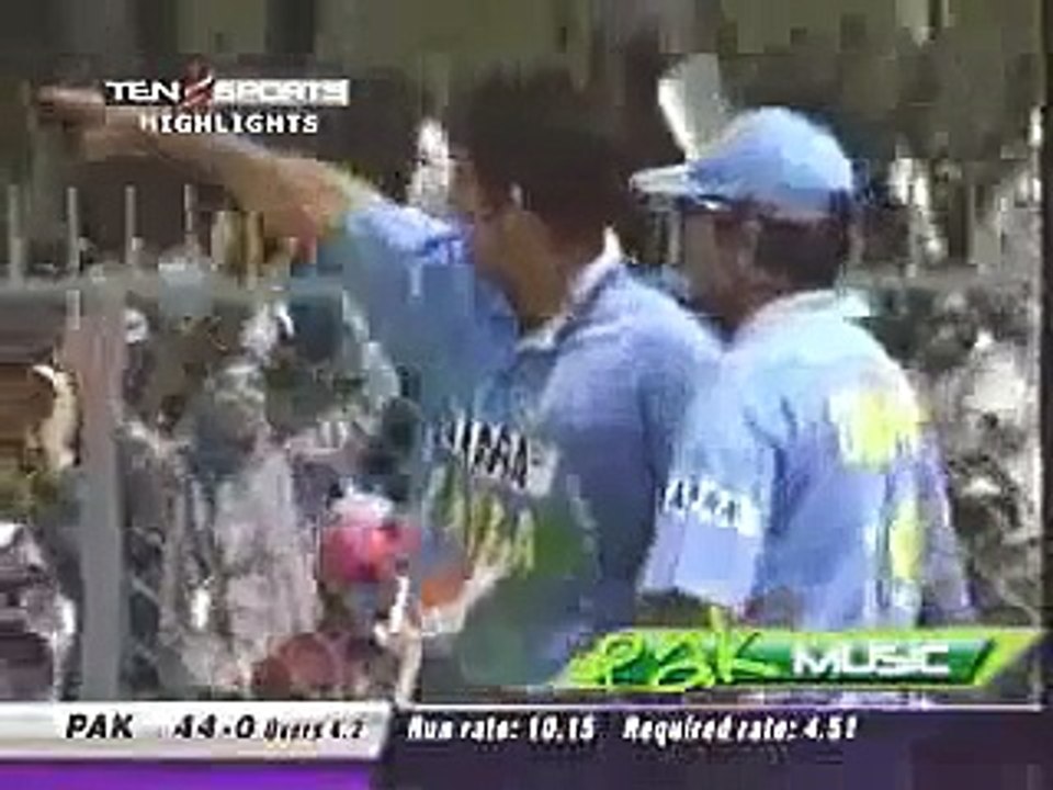 Shahid Afridi 100 off 45 VS India - one of best batting ever