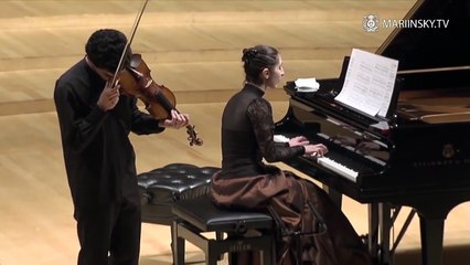 Sergey and Lusine Khachatryan at the Mariinsky Concert Hall