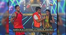 Karen Dejo se queja del rendimiento de Jean Paul Santa María