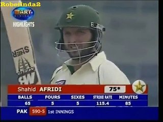 Shahid Afridi Crazy 24 in 4 balls vs Harbhajan Singh, one of best moments of cricket