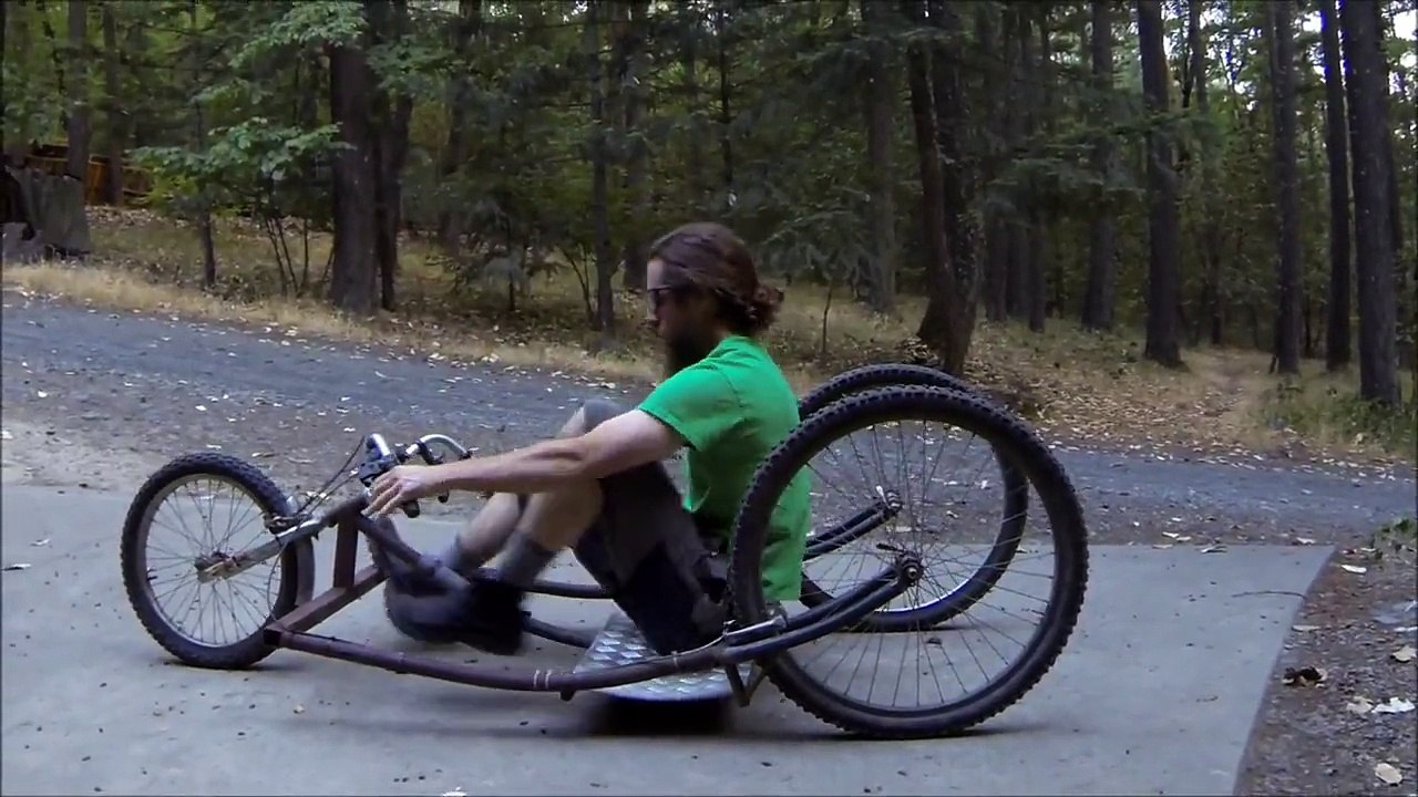 G.P.V. (Gravity Powered Vehicle) off-road, soap box, three wheeler, made with bike parts