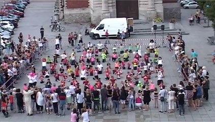 Flash mob des centres de loisirs 21/08/2015