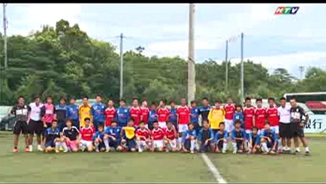 Đài truyền hình HTV9 đưa tin về chuyến du đấu Nhật Bản của tuyển U13 BĐHĐ Yamaha