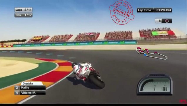 MotoGP™14 Playstation 4 Moto 2 - GamePlay Carier Aragon #GameNetworkPS