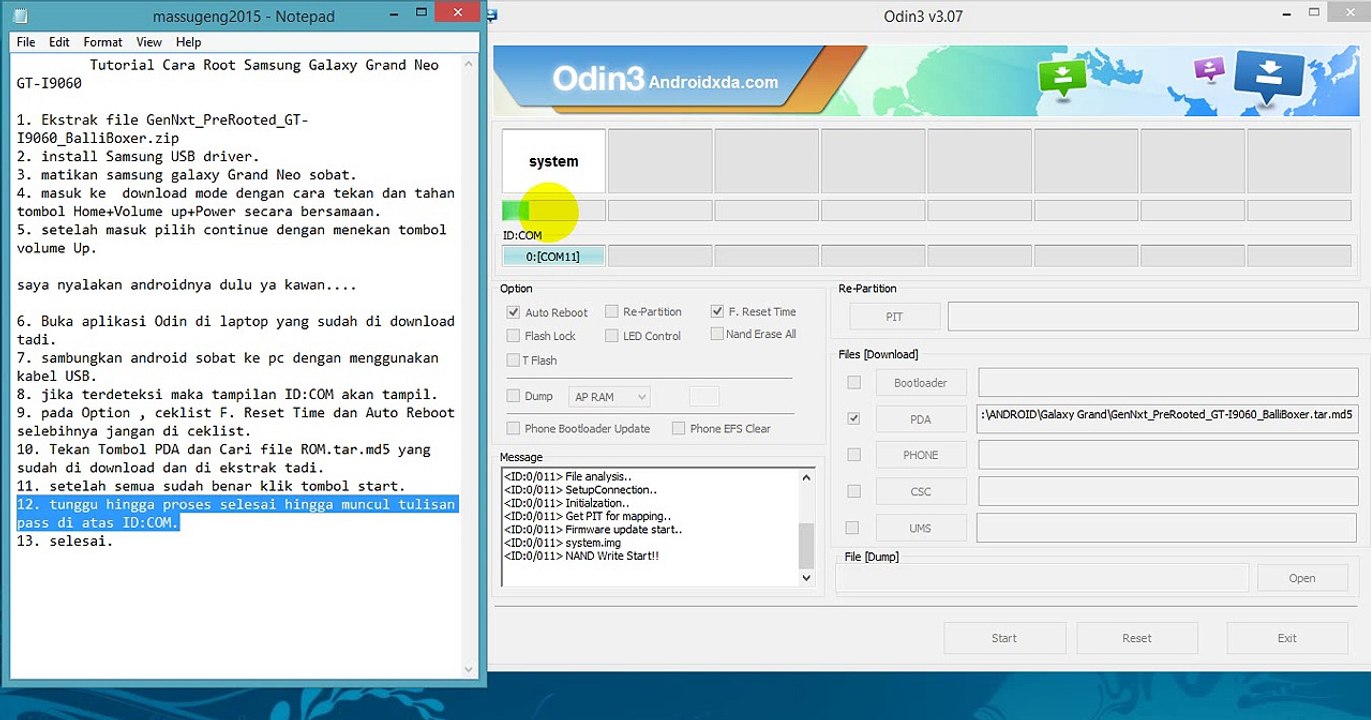Root HP Samsung Galaxy Grand neo GT I9060
