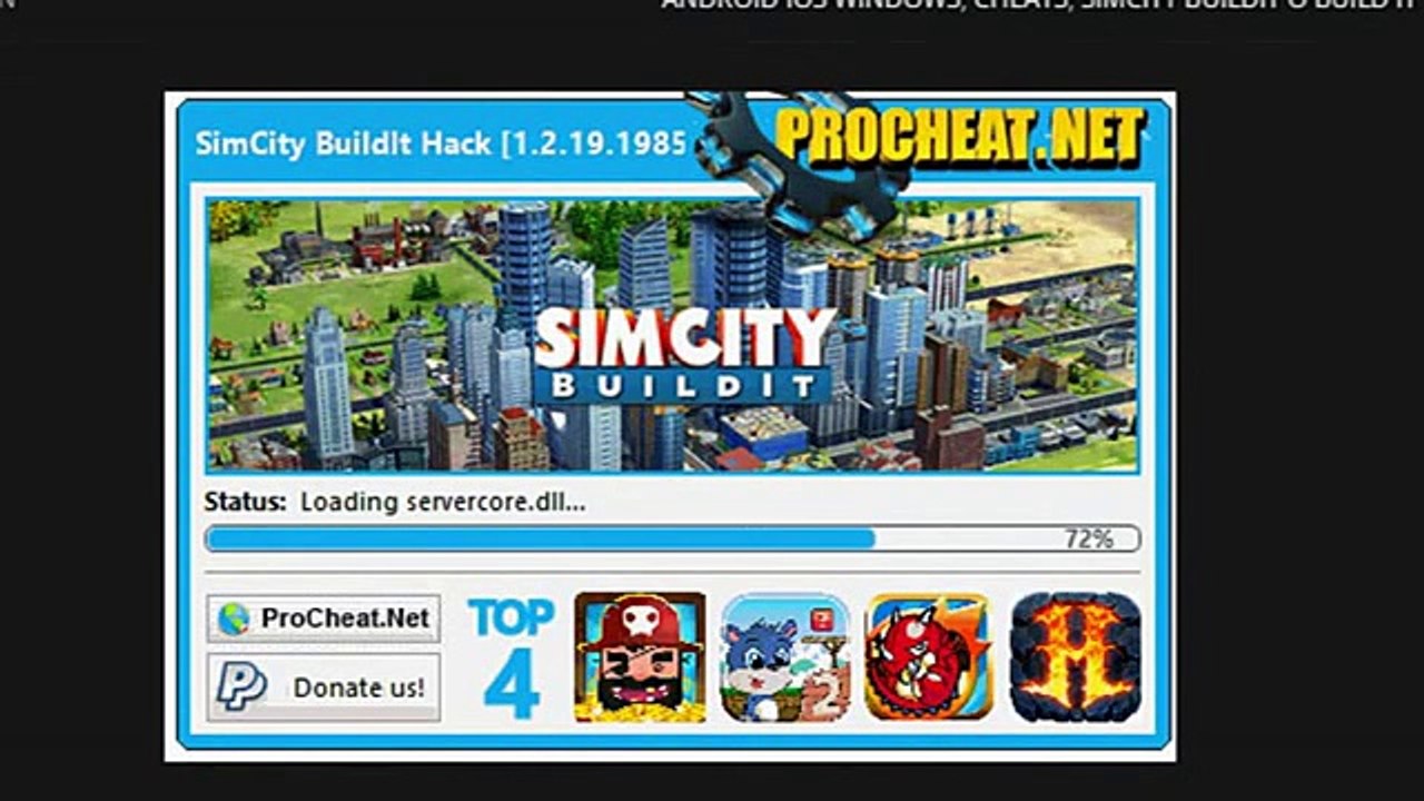 SimCity Buildit Hack Tool Cheats Ios, Android Download
