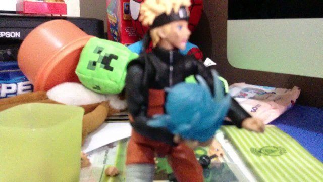 Dragon Ball Z stop motion - Goku vs naruto