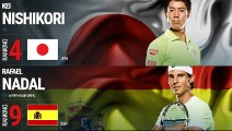 錦織圭vsナダル2015 Kei Nishikori vs rafael Nadal Roger Cup 2015