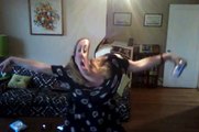 Drunk woman sings and dances in front of her webcam is so WTF!?