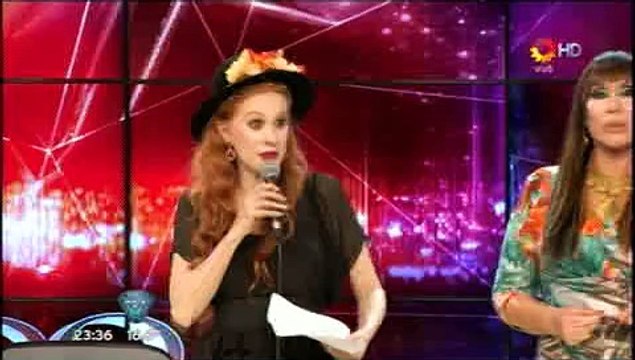 Pronto.com.ar - Cruce entre Nacha y Tinelli por Nazarena Vélez