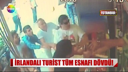 15 Kurdish artisans  beaten by an Irish Boxer in istanbul,turkey