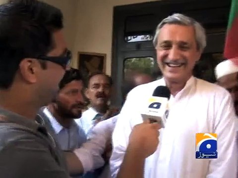 Jehangir Tareen speaks to Geo - Geo Reports - 26 Aug 2015 -