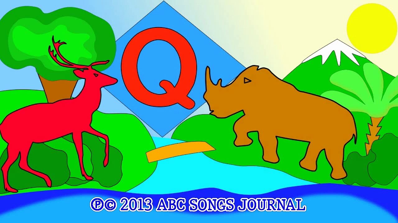 Alphabet song Nursery Rhymes Kids Cartoon 17 of ABC Songs for Children Collection 3, Letter Q