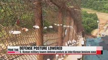 S. Korean military relaxes high-alert posture at border
