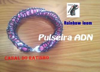 Pulseira ADN (rainbow loom)