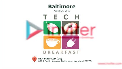 Baltimore Techbreakfast Thank you video greeting from Inviter.com