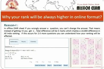 Online Mock Test Video for IIT JEE & AIPMT Exam - Mission Exam
