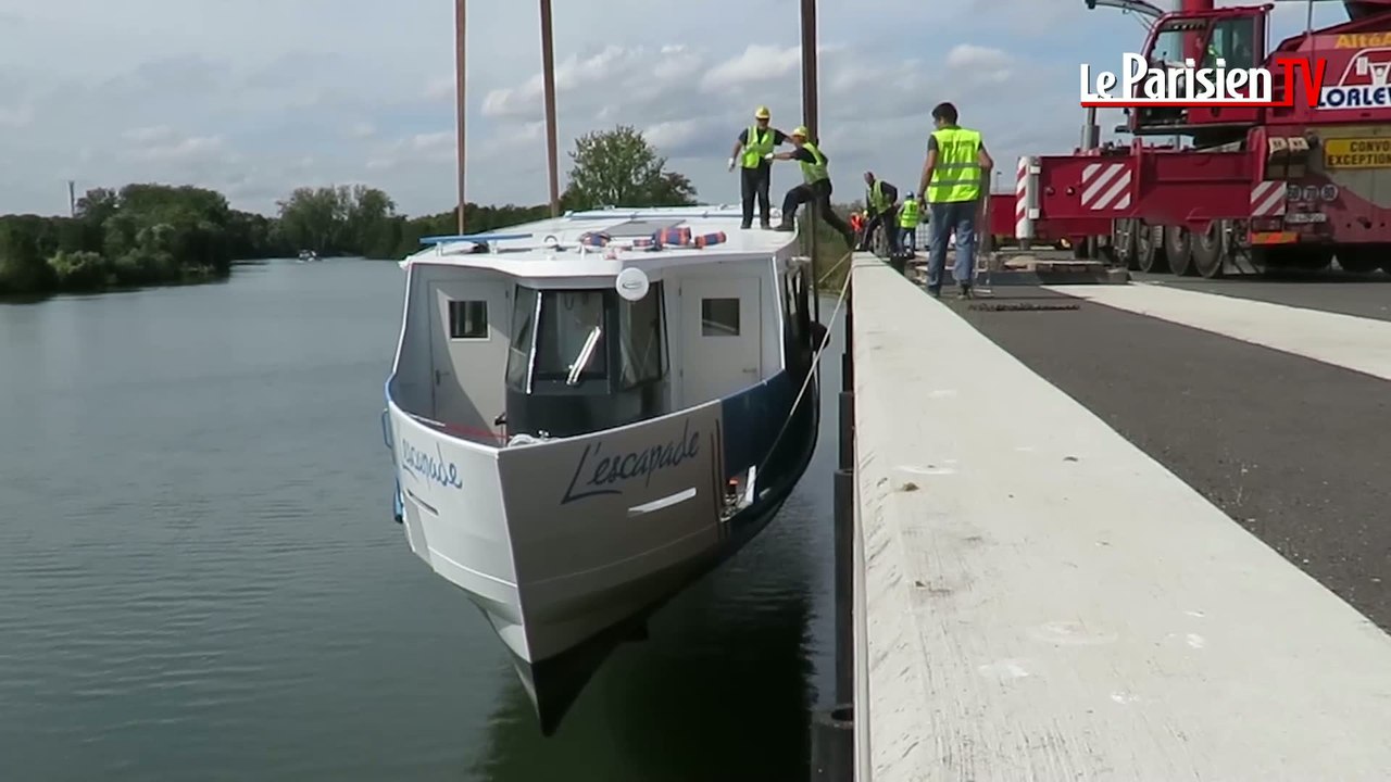 L'Escapade, bateau à un million d'euros, prêt à voguer sur l'Oise