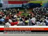 El presidente de Venezuela Hugo Chávez en multitudinario discurso en Siria Septiembre 4 2009 1/8