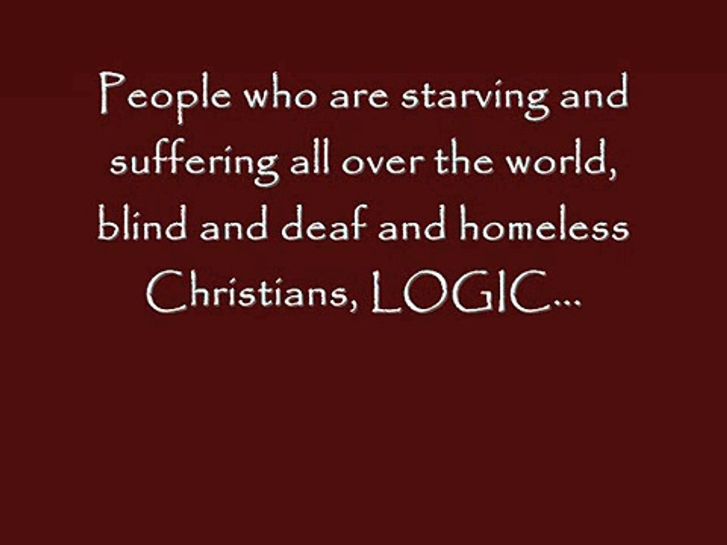 Jesus is a liar