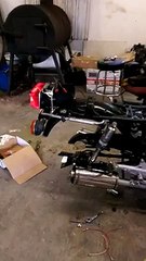 1980 Honda CBX custom homemade mufflers