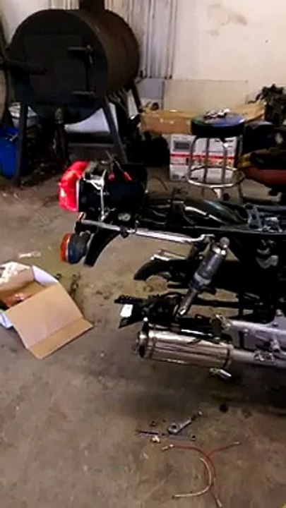 1980 Honda CBX custom homemade mufflers