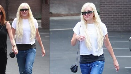 Amanda Bynes montre le bout de son nez durant une journée shopping